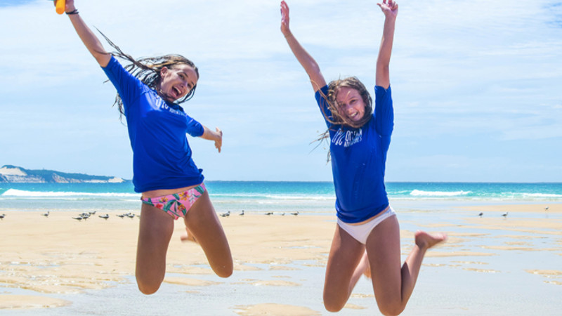 Join us for an unforgettable day learning to surf at Double Island Point. We take our specialised 4WD's from Noosa, along the beach to Double Island Point for an awesome day out!